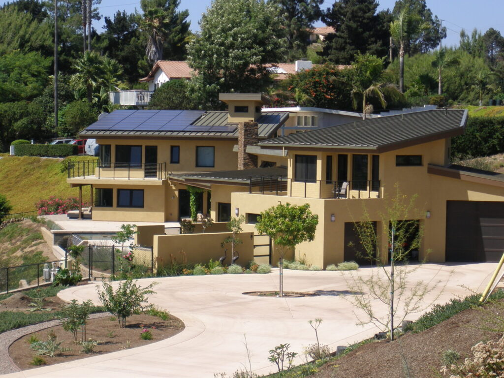 Green home building at Farrar Green Home